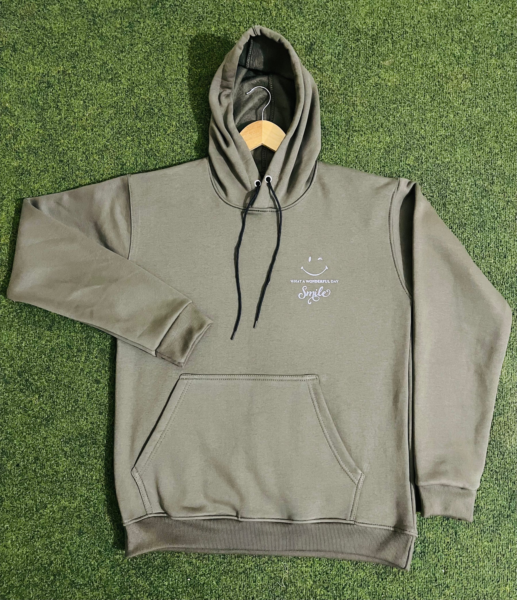 Light Green Fleece Premium Hoodie – Soft, Comfortable & Stylish